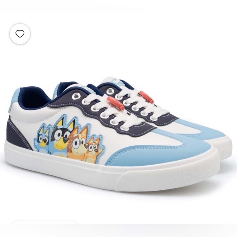 Unisex Bluey and Bingo Low Top Sneakers, official Bluey by Ground Up.